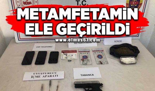 Metamfetamin ele geçirildi