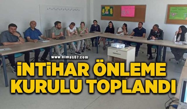 İntiharı Önleme İl Kurulu toplansı yapıldı