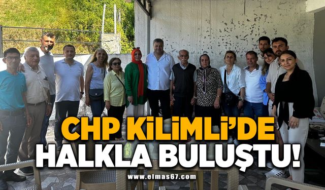 CHP Kilimli'de halkla buluştu