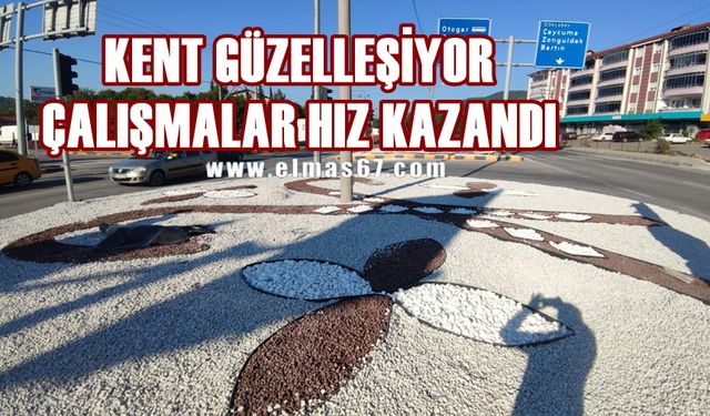 Kent merkezi güzelleşiyor: Çalışmalar sürüyor