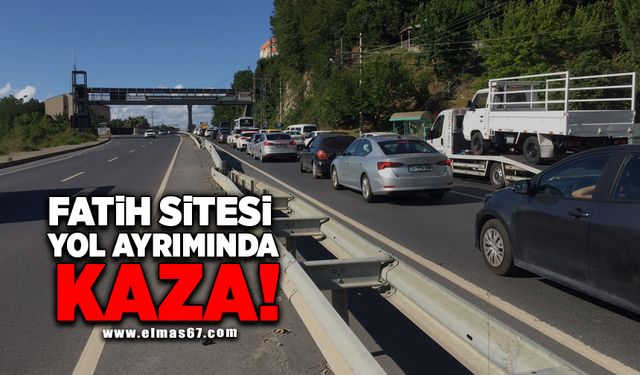 Kozlu Fatih Sitesi yol ayrımında kaza