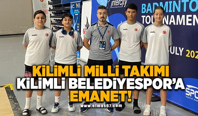 Badminton Milli Takımı Kilimli Belediyespor’a emanet