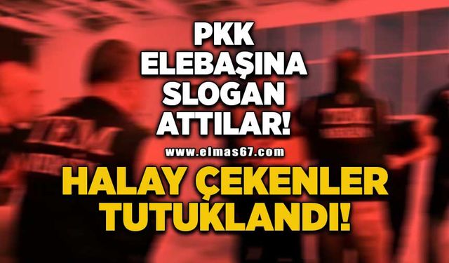 PKK elebaşına slogan attılar! Halay çekenler tutuklandı