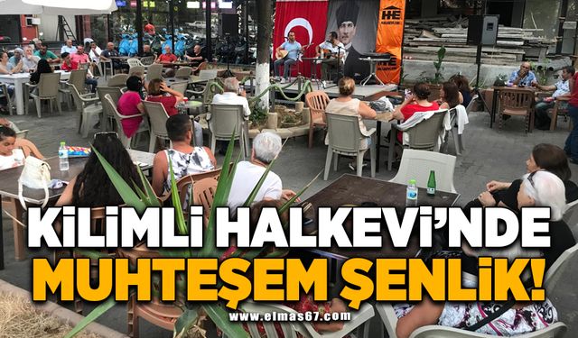 Kilimli Halkevi’nde muhteşem şenlik