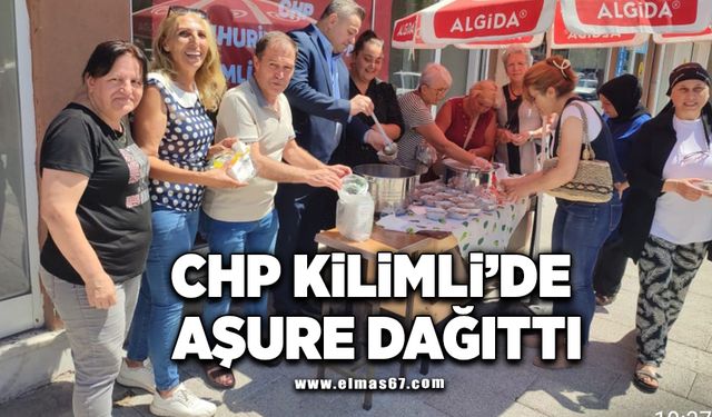 CHP Kilimli'de aşure dağıttı