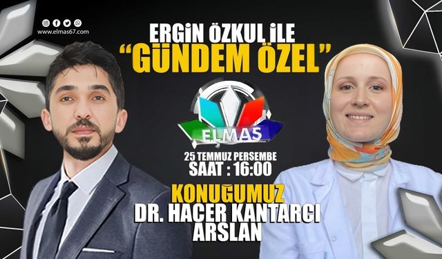 'Ergin Özkul ile Gündem Özel' Perşembe 16:00'da Elmas TV'de