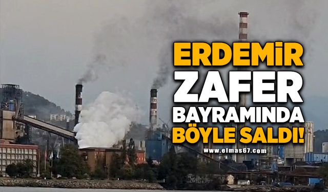 Erdemir Zafer bayramında böyle saldı!