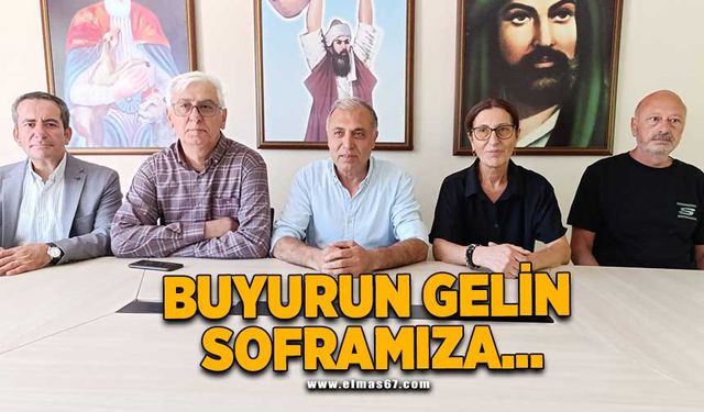 BUYRUN GELİN SOFRAMIZA..