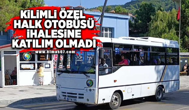 Kilimli'de Özel Halk Otobüsü İhalesine katılım olmadı