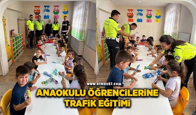 Anaokulu öğrencilerine trafik eğitimi