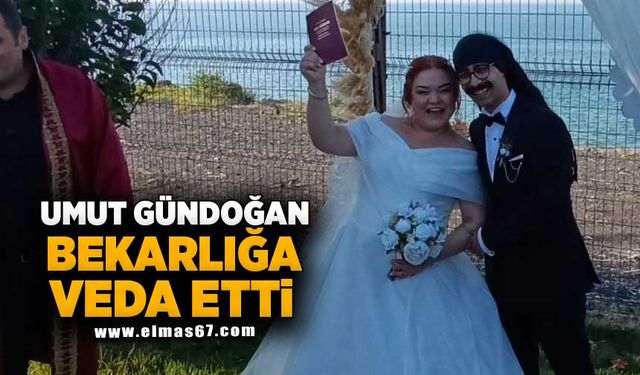 UMUT GÜNDOĞAN BEKARLIĞA VEDA ETTİ..