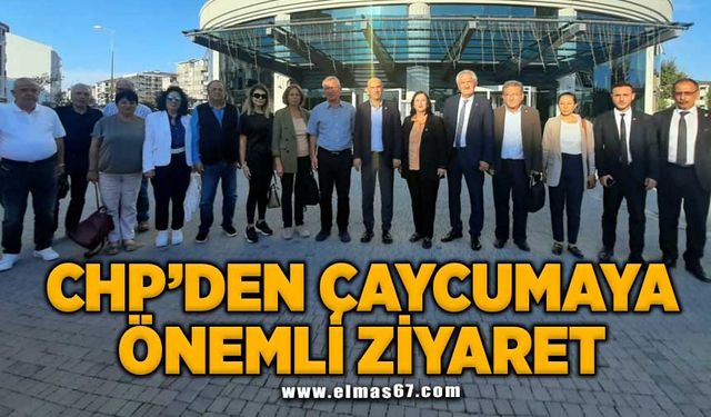 CHP'den Çaycuma'ya Önemli Ziyaret: Projeler Masaya Yatırıldı!