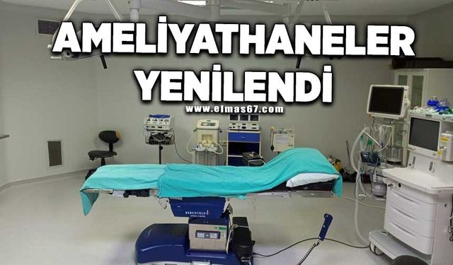 Çaycuma Devlet Hastanesi'nde ameliyathaneler yenilendi