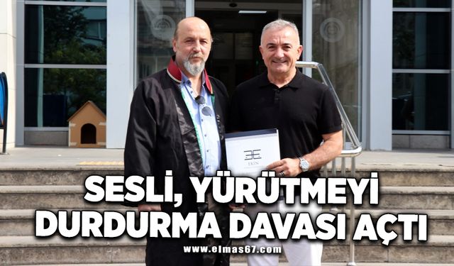 Sesli, yürütmeyi durdurma davası açtı