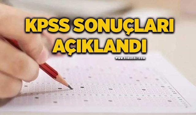 2024-KPSS Ön Lisans sonuçları açıklandı