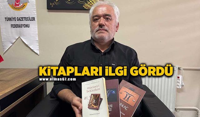 Zonguldaklı yazarın kitapları ilgi odağı oldu