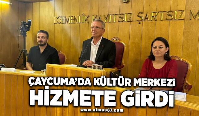 Çaycuma'da kültür merkezi hizmete girdi