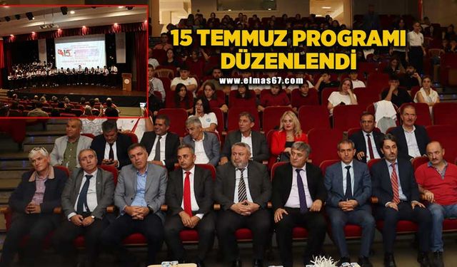 15 Temmuz Demokrasi ve Millî Birlik Günü düzenlendi