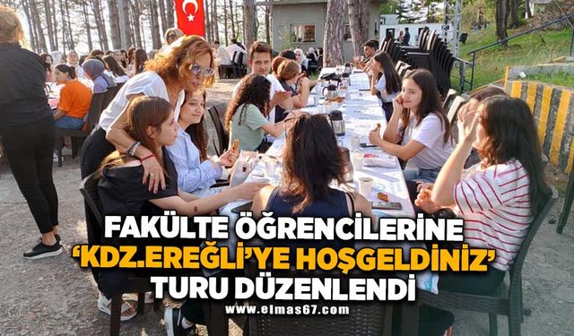 FAKÜLTE ÖĞRENCİLERİNE, ‘KDZ. EREĞLİ’YE HOŞGELDİNİZ’ TURU DÜZENLENDİ