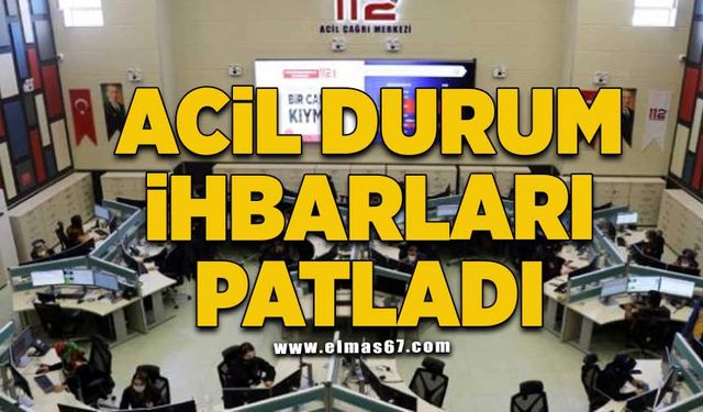 Acil Durum İhbarları Patladı! "Şiddetli Yağışlar Hayatı Olumsuz Etkiliyor