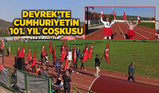 Devrek’te Cumhuriyetin 101. Yıl coşkusu