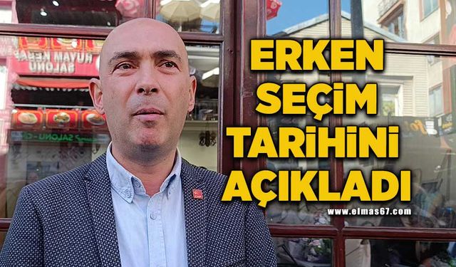 Devrim Dural, erken seçim tarihini açıkladı