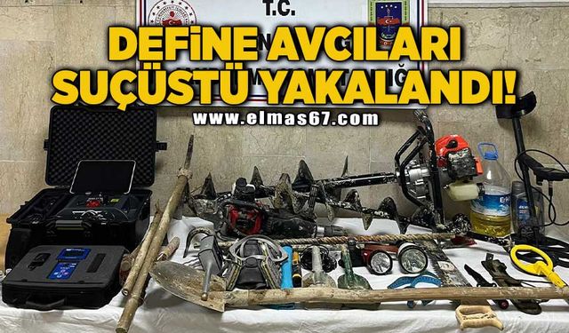 Define avcılar suçüstü yakalandı!