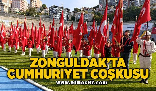 Zonguldak'ta Cumhuriyet coşkusu