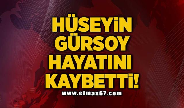 Hüseyin Gürsoy hayatını kaybetti