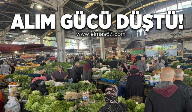 Alım gücü düştü!