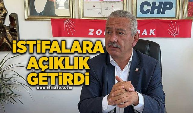 Osman Zaimoğlu’nun istifa açıklaması