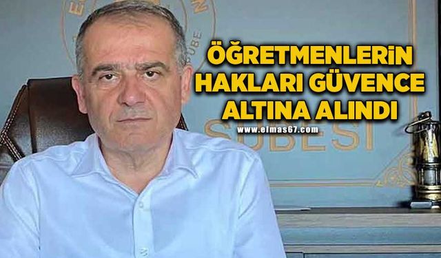 Öğretmenlerin haklarını güvence altına alınacak yenilik getirildi