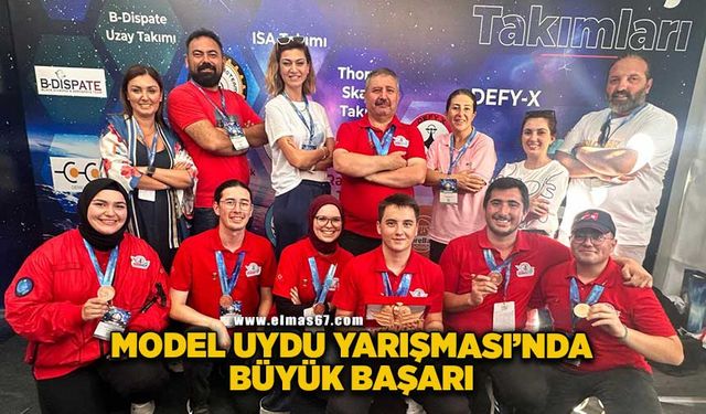 Türksat Model Uydu Yarışması’nda büyük başarı