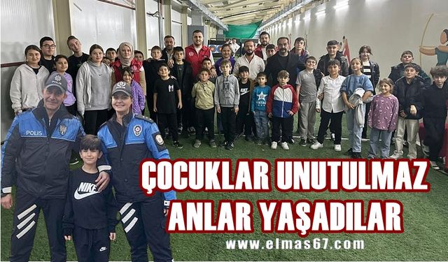 Zonguldak’ta çocuklar unutulmaz anlar yaşadı