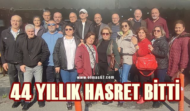 44 yıl sonra buluştular: Duygusal anlar yaşadılar