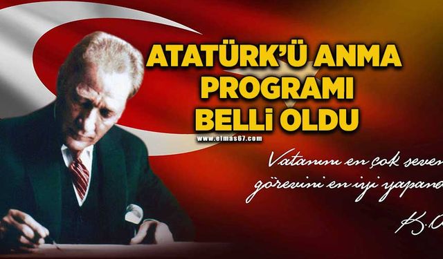 10 Kasım Atatürk’ü Anma Günü programı belli oldu