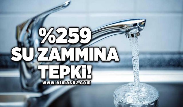 %259 su zammına tepki!