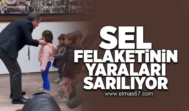 Sel felaketinin yaraları sarılıyor!