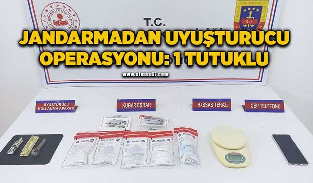 Jandarmadan uyuşturucu operasyonu: 1 tutuklu