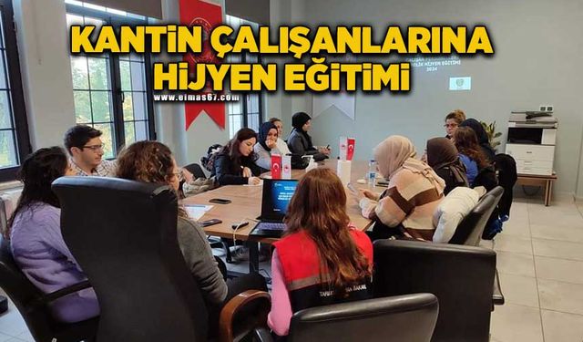 Okul kantin çalışanlarına hijyen eğitimi