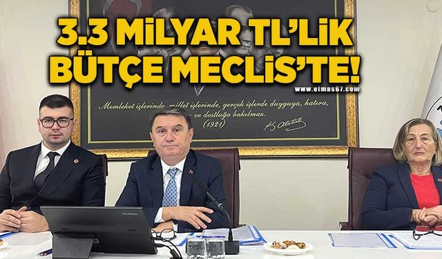 3.3 milyar TL’lik bütçe meclis'te