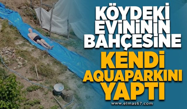 Yaz sıcağına ilginç çözüm