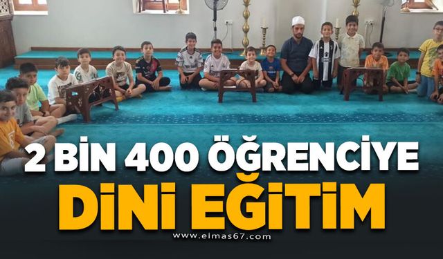2 bin 400 öğrenciye dini eğitim