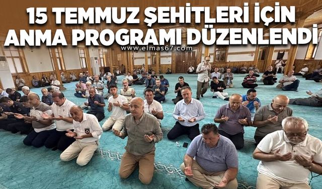 Alaplı’da 15 Temmuz şehitleri için anma programı düzenlendi