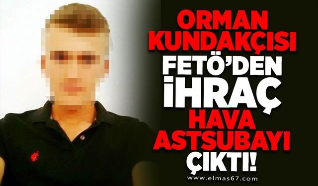 Orman kundakçısı FETÖ'den ihraç hava astsubay çıktı