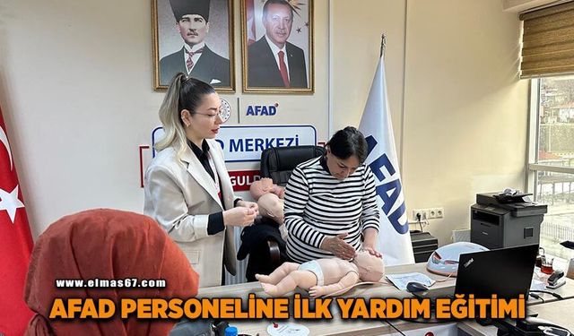 AFAD personeline ilk yardım eğitimi