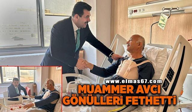 Muammer Avcı, ameliyat yaptırdığı hastayı ziyaret etti