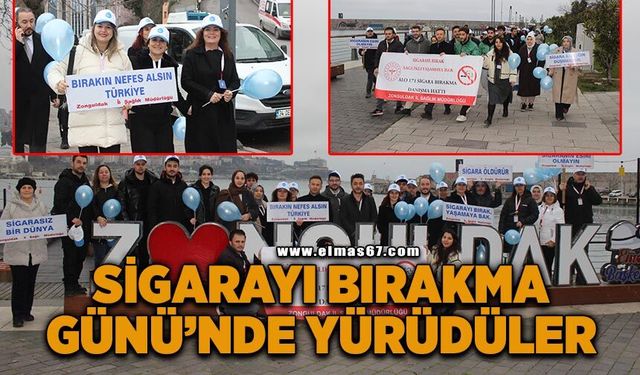 Sigarayı Bırakma Günü’nde yürüdüler