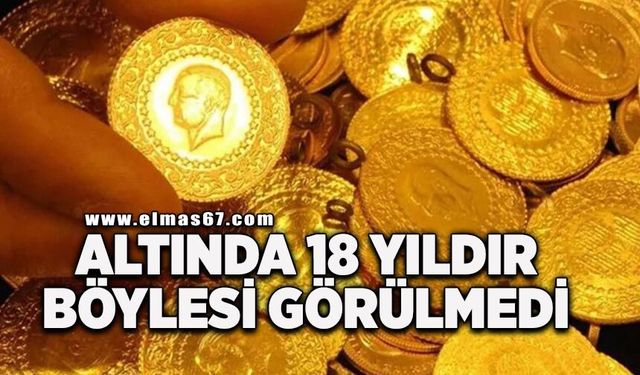 Altında 18 yıldır böylesi görülmedi