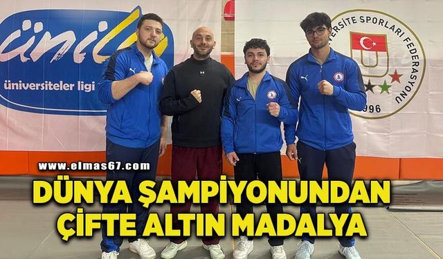 Dünya Şampiyonu İsmail Hacı Bekar’dan çifte altın madalya